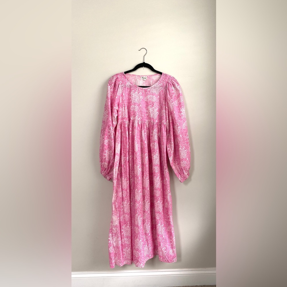 Elegant Pink Maxi Dress